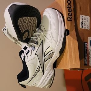 Mens Reebok Royal Trainer white/navy/silver 12 4E